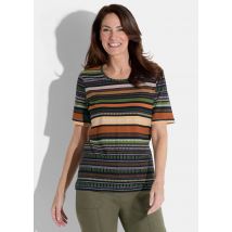 Le T-shirt - terre cuite / kaki / marine / à motifs - Gr. 25 de Goldner Fashion