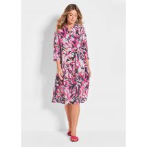 Robe imprimée - fuchsia / marine / à motifs - Gr. 24 de Goldner Fashion