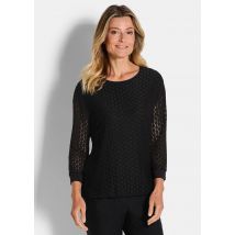 Naisellinen pitsipaita - musta - Gr. 40 - Goldner Fashion