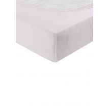 Drap-housse en jersey extensible - couleur argent - Gr. 140-160 x 200-220 cm de Goldner Fashion