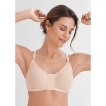 Soutien-gorge moulé avec fermeture à l'avant - beige - Gr. 95 C de Goldner Fashion
