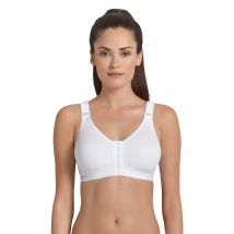 Soutien-gorge de sport avec fermeture à l'avant - blanc - Gr. 115 C de Goldner Fashion