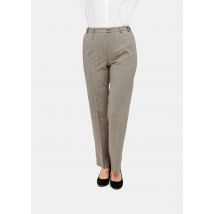 Pantalon en laine vierge Trevira CARLA COMFORT+ - taupe / mélangé - Gr. 52 de Goldner Fashion