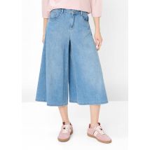 Leichter Hosenrock im Denim-Look - hellblau - Gr. 21 von Goldner Fashion