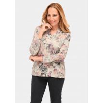 T-shirt en flanelle - lilas / à motifs - Gr. 22 de Goldner Fashion