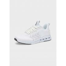 Sneaker aus Mesh mit Memory Foam - weiß - Gr. 36 von Goldner Fashion