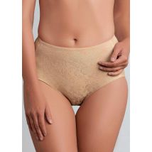 Formender Jacquard-Miederslip - caramel - Gr. 4XL von Goldner Fashion