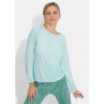 Kevyt, toiminnallinen pitkähihainen paita - vaaleansininen - Gr. S - Goldner Fashion