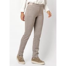 Alice New -jerseyhousut vyötärönauhalla - beige / kuvioll. - Gr. 19 - Goldner Fashion