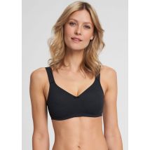 Soutien-gorge - noir / à motifs - Gr. 95 F de Goldner Fashion