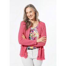 Cardigan à boutons-pression - fuchsia - Gr. 23 de Goldner Fashion