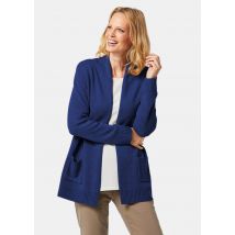 Cardigan. Laine de mérinos - marine - Gr. 20 de Goldner Fashion