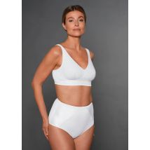 Soutien-gorge en coton sans armatures - blanc - Gr. 105 D de Goldner Fashion