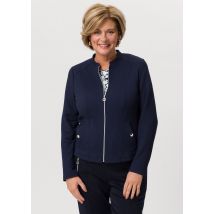 Jerseybleiseri vetoketjulla - tummansininen - Gr. 38 - Goldner Fashion