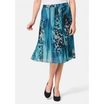 Jupe plissée - turquoise / à motifs - Gr. 40 de Goldner Fashion