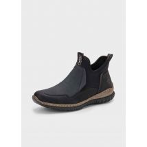 Stiefeletten mit Elastik-Einsatz - schwarz - Gr. 36 von Goldner Fashion