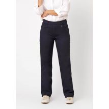 Leichte Sommerhose mit weitem Bein - marine - Gr. 20 von Goldner Fashion