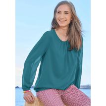 Bluse - pétrole - Gr. 26 de Goldner Fashion