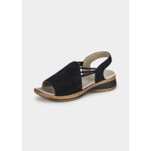 Sandales avec bandes élastiques - marine - Gr. 39 de Goldner Fashion