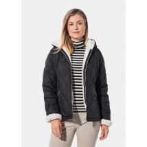 Steppjacke mit Teddy-Futter - schwarz - Gr. M von Goldner Fashion