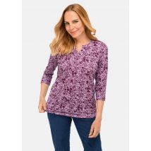 T-shirt imprimé - baie / rosé / à motifs - Gr. 56 de Goldner Fashion