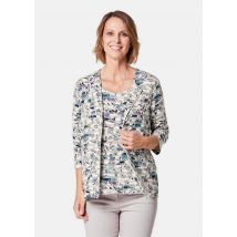 Le cardicool - blanc / vert menthe / à motifs - Gr. 25 de Goldner Fashion