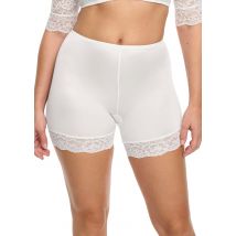 Short long traditionnel en dentelle - blanc - Gr. 48 de Goldner Fashion