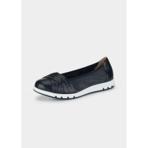 Ballerines en cuir - marine - Gr. 40 de Goldner Fashion