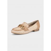 Slipper mit Zierelement - taupe - Gr. 38 von Goldner Fashion