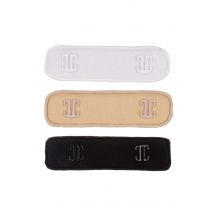Lot de 3 coussinets confort pour soutien-gorge - blanc / couleur chair / noir - Gr. Taille standard de Goldner Fashion
