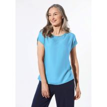 Chemisier avec pierres scintillantes - turquoise - Gr. 22 de Goldner Fashion