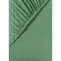 Drap-housse moelleux - vert - Gr. 180-200 x 200 cm de Goldner Fashion