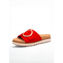 Mules avec lanières velcro réglables - rouge - Gr. 37 de Goldner Fashion