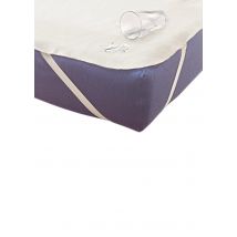 Protège-matelas molleton imperméable - blanc - Gr. 160 x 200 cm de Goldner Fashion