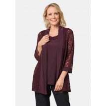 Ensemble veste en dentelle et bustier - baie - Gr. 21 de Goldner Fashion