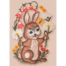 Habillage de fenêtre, lapin - taupe - Gr. Taille standard de Goldner Fashion
