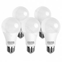 Aigostar - Bombilla LED E27, 10W, 800lm, Luz calida 3000K Ángulo 280°,no regulable 5 unidades [Clase de eficiencia energética A+]