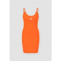 Basic Dress Small Logo Kleid für Frauen - Größe M - Rot - Alpha Industries