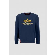 Basic Sweater Huppari miehille - Koko S - - Alpha Industries
