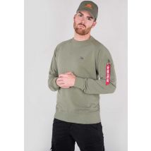 X-Fit Sweat Sweatshirt für Männer - Größe 3XL - Olivgrün - Alpha Industries