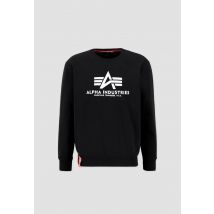 Basic Sweater Sweatshirt für Männer - Größe S - Schwarz - Alpha Industries