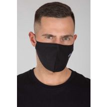 Label Ripstop Face Mask Textile Masks - black - Alpha Industries