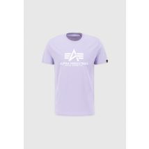 Basic T-Shirt T-paita miehille - Koko S - Violetti - Alpha Industries