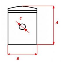 TŁOK PIERŚCIENIE GY6 4T 50 CCM CYLINDER 39,4 MM