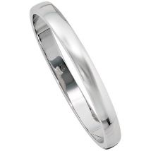 SIGO Armreif Armband oval 925 Sterling Silber Silberarmreif Kastenschloss