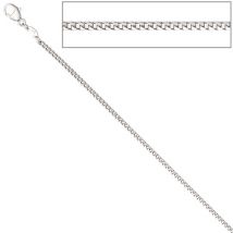 SIGO Bingokette 585 Weißgold 1,5 mm 45 cm Gold Kette Halskette Weißgoldkette