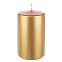 Candela Basic Oro, Dimensioni 8x15cm (6 Pezzi)