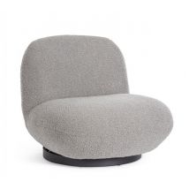 Poltrona Girev Grigia Boucle&#39; - DANIEL