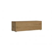 Base TV Ribalta con passa cavi L.133,6 H.40 P.39,2 con piedini - ISOKA Colore: Quercia Natura
