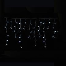 Tenda sfalsata 240 led bianchi